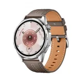 Смарт часы, Huawei, Watch GT 6 ATM-B19 46mm, Дисплей 1.47" цветной AMOLED-экран, Разрешение 466 x 466, Водонепроницаемые (5 АТМ), Atum-B19L, (Brown - Коричневый), (Grey Composite Leather Strap) Серы