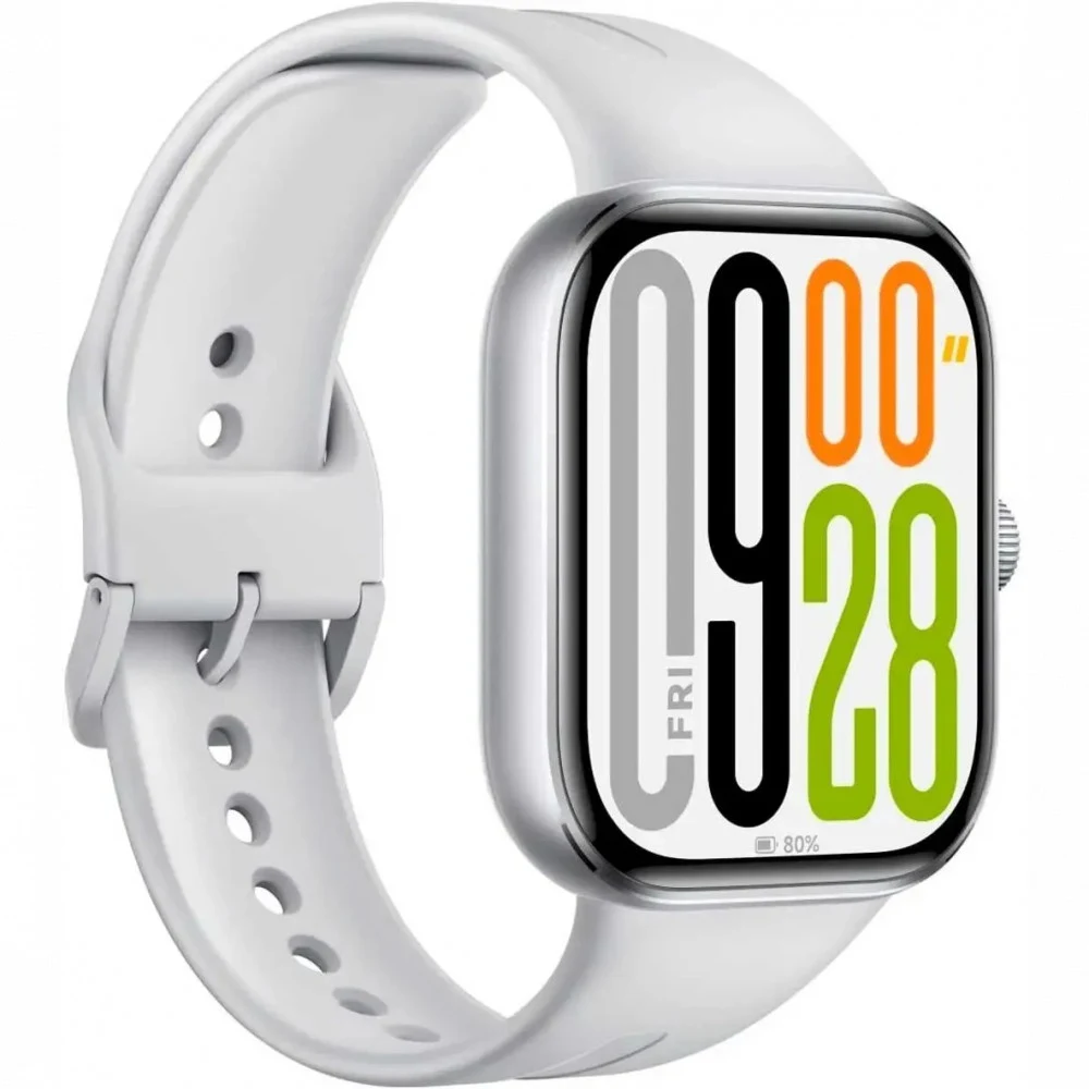 Смарт-часы Xiaomi Redmi Watch 5 2.07" AMOLED корп.серебристый рем.серый разм.брасл.:135-205мм (BHR9381GL)