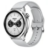 Смарт-часы Xiaomi Watch S4 47мм 1.43" AMOLED корп.серебристый рем.серый (BHR9197GL)