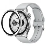 Смарт-часы Xiaomi Watch S4 47мм 1.43" AMOLED корп.серебристый рем.серый (BHR9197GL)
