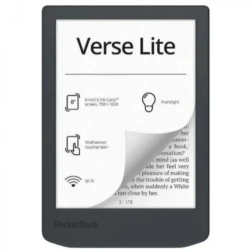 Электронная книга POCKET BOOK 619 Verse Lite (PB619-T-CIS) (Grey)