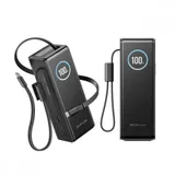 Универсальное зарядное устройство EcoFlow RAPID 25К, 25,000mAh, 170W, 100W Built-In Cable с кабелем, черный