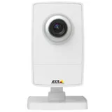 Small-sized indoor network camera. Fixed lens and adjustable focus. Multiple, individually configurable H.264 and Motion JPEG streams max SVGA 800 x 600 resolution at 30 fps. Video motion detection.