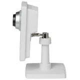 Small-sized indoor network camera. Fixed lens and adjustable focus. Multiple, individually configurable H.264 and Motion JPEG streams max SVGA 800 x 600 resolution at 30 fps. Video motion detection.