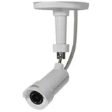 Compact, bullet-style HDTV network camera comprising a main unit and a separate IP66-rated camera unit. Edge storage using microSD card or NAS, Support for ACAP and AXIS Camera Companion, I/O port,