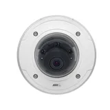 Light-sensitive, day/night fixed dome in a vandal-resistant, outdoor casing. Built-in, automatically or manually adjustable IR illumination. Varifocal 3.3-12 mm P-Iris lens, remote focus and zoom. M