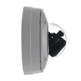Light-sensitive, day/night fixed dome in a vandal-resistant, outdoor casing. Built-in, automatically or manually adjustable IR illumination. Varifocal 3.3-12 mm P-Iris lens, remote focus and zoom. M