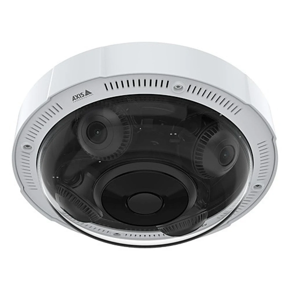 AXIS P3737-PLE 4x5MP Multidirectional Panoramic IP Camera, 3.2-8.1mm Lens, White