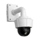 HDTV 720p compliant PTZ camera with 18x optical zoom for indoor use. HDTV 720p @ 25fps (1280x720) in H.264 and Motion JPEG, Day & Night, two-way audio, I/O, IP51. Two way audio, four I/O and externa