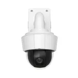 HDTV 720p compliant PTZ camera with 18x optical zoom for indoor use. HDTV 720p @ 25fps (1280x720) in H.264 and Motion JPEG, Day & Night, two-way audio, I/O, IP51. Two way audio, four I/O and externa