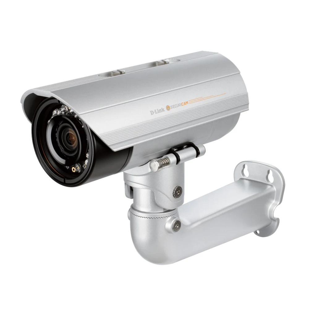 Камера IP D-Link DCS-7413/B1A 2 Мп внешняя сетевая Full HD-камера, день/ночь, с ИК-подсветкой до 30 м, PoE и слотом для карты microSD