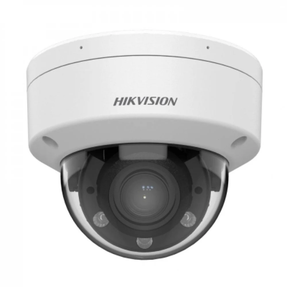 IP видеокамера, Hikvision, DS-2CD1723G2-LIZU, Купольная, CMOS- матрица 1/2.9" progressive, Smart ИК/Белая до 30м 2 mp 0.005 Lux F1.6 Варифокальный моторизованный объектив f28–12 мм, Аудио 1Микрофон
