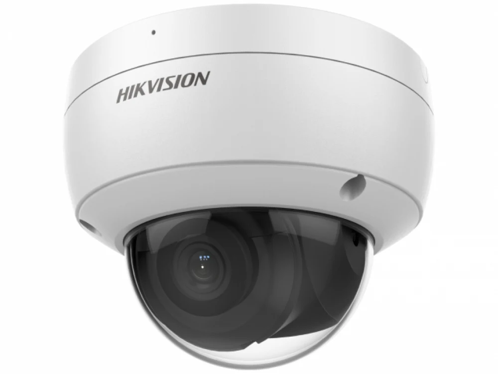 2Мп уличная купольная IP-камера/ 2Мп уличная купольная IP-камера, EXIR ИК 30м, технология AcuSense, 1/2.8 CMOS, объектив 4мм, угол 87, мех ИК-фильтр, 0.005лк@F1.6, H.265/H.265+/H.264/H.264+/MJPEG, 3