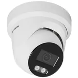 IP видеокамера, Hikvision, DS-2CD2347G2H-LIU, Купольная, CMOS- матрица 1/1.8" progressive Smart ИК/Белая до 30м ColorVu 4 mp 0.0005 Lux F1.0 Фиксированный f2.8мм, Аудио 1Микрофон 1MicroSD до 512Gb,