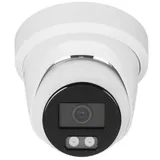 IP видеокамера, Hikvision, DS-2CD2347G2H-LIU, Купольная, CMOS- матрица 1/1.8" progressive Smart ИК/Белая до 30м ColorVu 4 mp 0.0005 Lux F1.0 Фиксированный f2.8мм, Аудио 1Микрофон 1MicroSD до 512Gb,