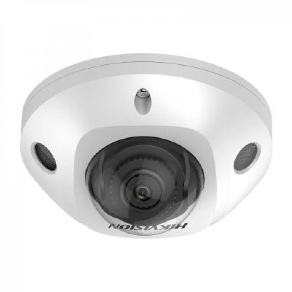 IP видеокамера, Hikvision, DS-2CD2543G2-I, Мини-купольная, CMOS- матрица 1/3" progressive, ИК до 30м, AcuSense, 4 mp, 0.005 Lux F1.6, Фиксированный f2.8мм, Аудио 1Микрофон 1MicroSD до 512Gb, IK08, W