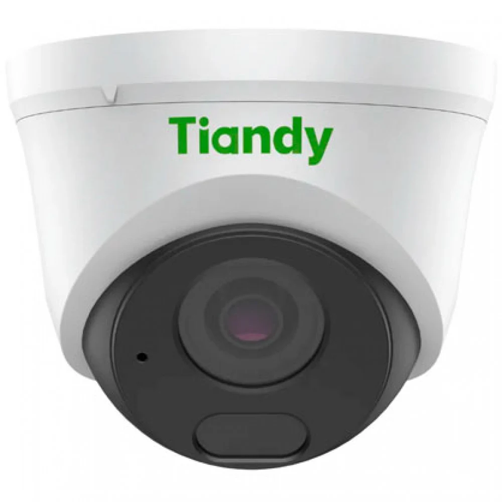 Tiandy 2Мп купольная IP-камера 2,8мм, 512Гб слот SD ● Metal+Plastic Housing ● Up to 1920x1080@30fps ● S+265/H.265/H.264 ● Min. illumination Color: 0.002Lux@F1.6 ● Smart IR, IR Range: 30m ● Built-in