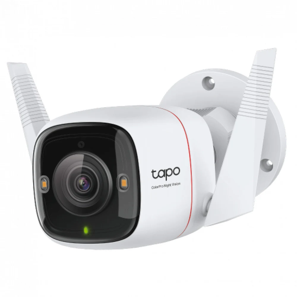 Уличная камера Tp-Link Tapo C325WB /4 МП/QHD 2688×1520/microSD до 512 ГБ/ночное видение ColorPro/HDR/обзор 127°/звуковая сигнализация/двусторонняя аудиосвязь с шумоподавлением/уведомления/голос. упр