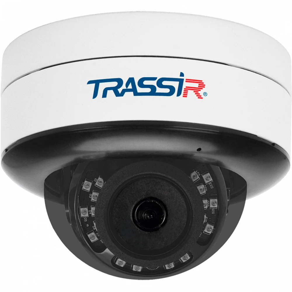 Камера видеонаблюдения IP Trassir TR-D3121IR2 v6 2.8 2.8-2.8мм цветная корп.:белый