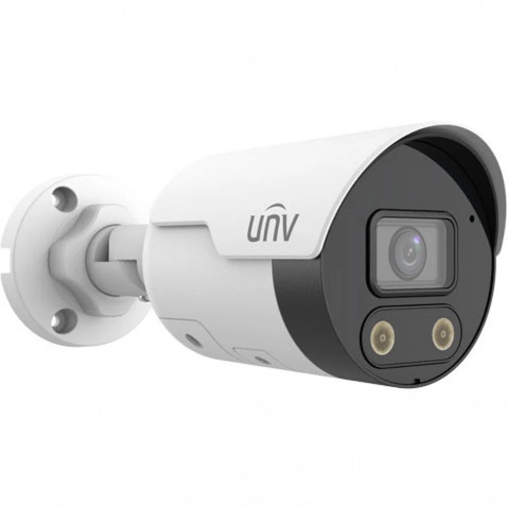 UNV IPC2125SB-ADF28KMC-I0 Видеокамера IP уличная цилиндрическая 5Мп, SmartИК 30м, 2.8m, микр/динамик