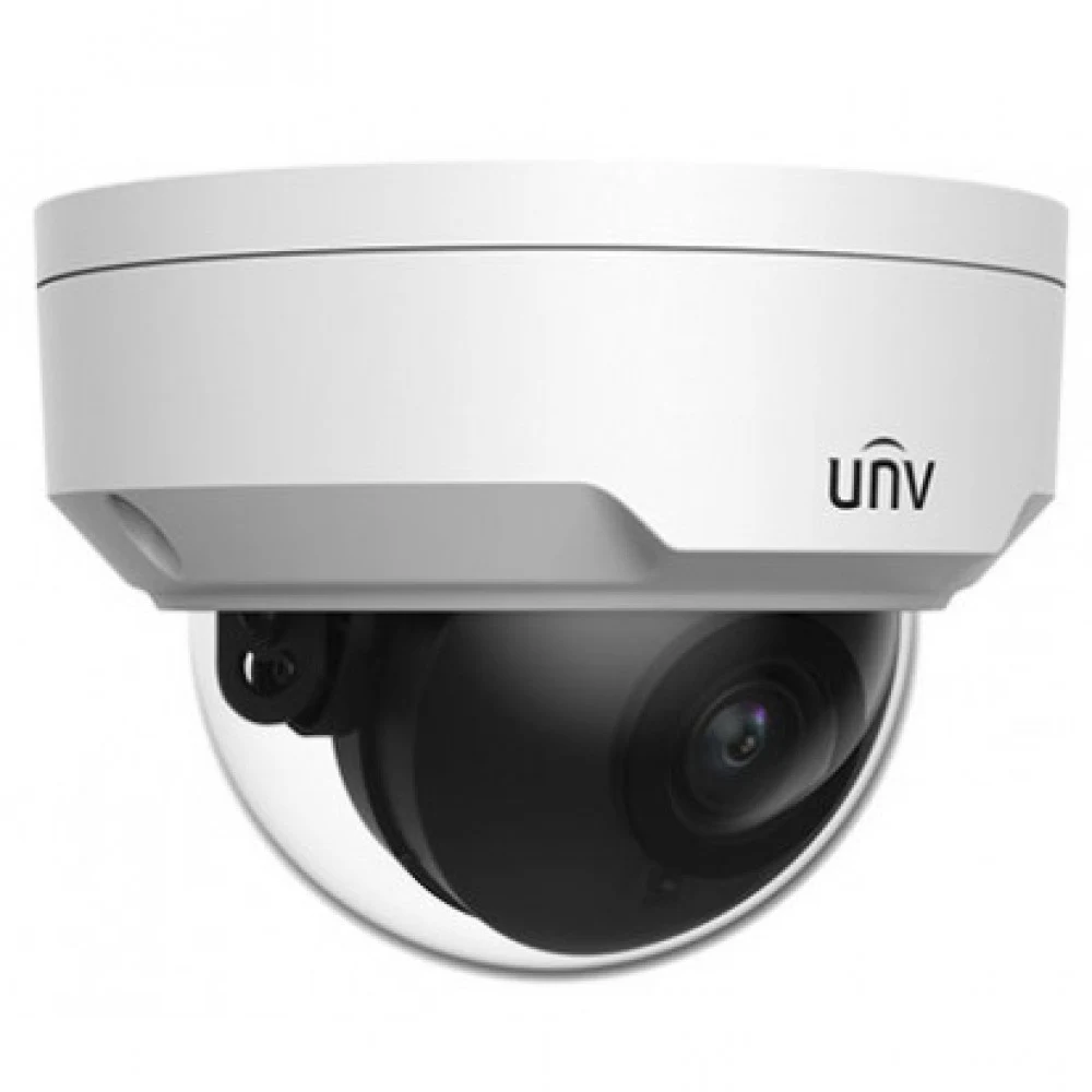Uniview IPC322SB-DF28K-I0 Видеокамера IP Купольная антивандальная: фикс. объектив 2,8мм, 2MP, Smart IR 30m, Mic, WDR 120dB, Ultra 265/H.264/MJPEG, Smart функции, LightHunter, Alarm: 1 in/1 out, Audi