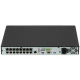HiWatch 16-ти канальный IP-регистратор c 16-ю PoE интерфейсами Видеовход: 16 IP@8Мп Аудиовход: 1 канал RCA Видеовыход: 1 VGA и 1 HDMI до 4К Аудиовыход 1 канал RCA Видеосжатие H.265+/H.265/H.264+