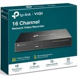 16-канальный сетевой видеорегистратор Спецификация: H.265+/H.265/H.264+/H.264, разрешение до 8 МП, Входящая пропускная способность 80 Мбит/с (до 16 каналов), 1 × интерфейс SATA(до 10 TB), 12В/1.5 A,