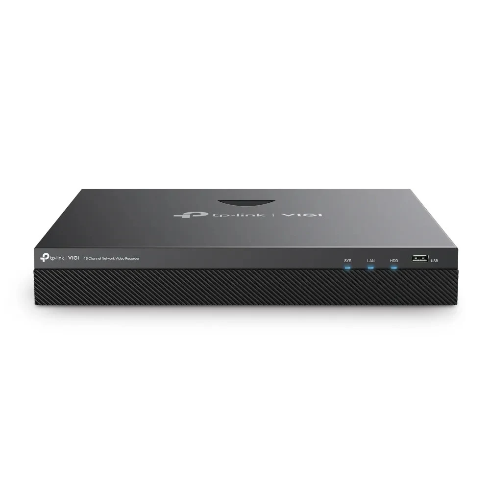 Цифровой видеорегистратор 16CH TP-Link VIGI NVR2016H&lt 16 каналов с разрешением до 8 МП, 2 интерфейса SATA до 10TB, hdmi, vga, два порта USB 2.0, ONVIF, H.265+/H.265/H.264+/H.264, рабочая температу