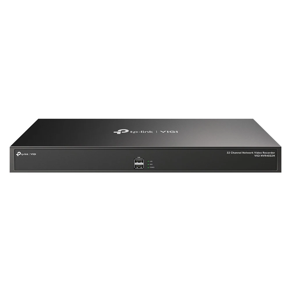 Цифровой видеорегистратор 32CH TP-Link VIGI NVR4032H &lt 32 канала с разрешением до 8 МП, 4 интерфейса SATA до 16TB, hdmi, vga, два порта USB 2.0, один порт USB 3.0, интерфейс RS232, Alarm In/Out 16
