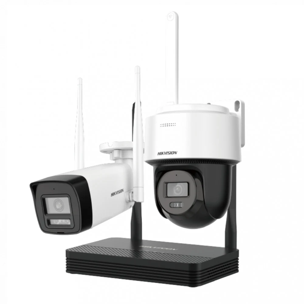 Hikvision NKS424W03H Wi-Fi комплект видеонаблюдения 4MP (1 bullet + 1 PTDome + Видеорегистратор)