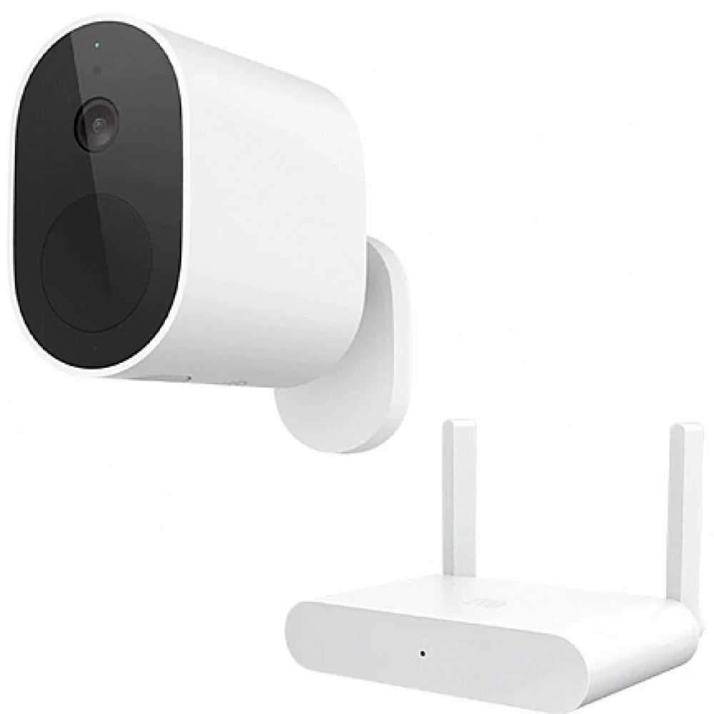 Набор из IP-камеры и ресивера Xiaomi Mi Wireless Outdoor Security Camera 1080p Set white (2 Mп, 1920 х 1080 , 130°, Wi-Fi) (BHR4435GL)