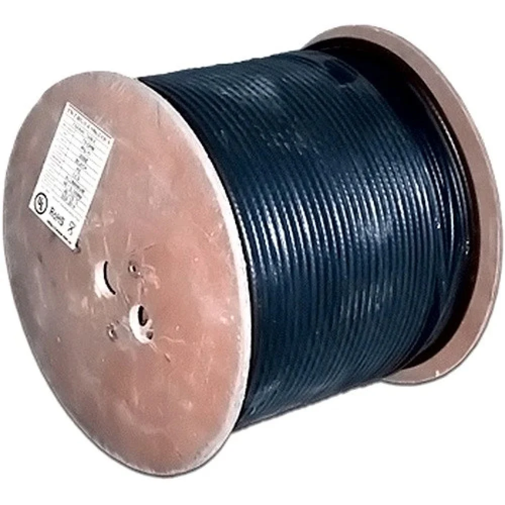 Кабель коаксиальный Lanmaster TWT-RG11-CS96/3-BK S/UTP в оплетке PVC внутренний 305м