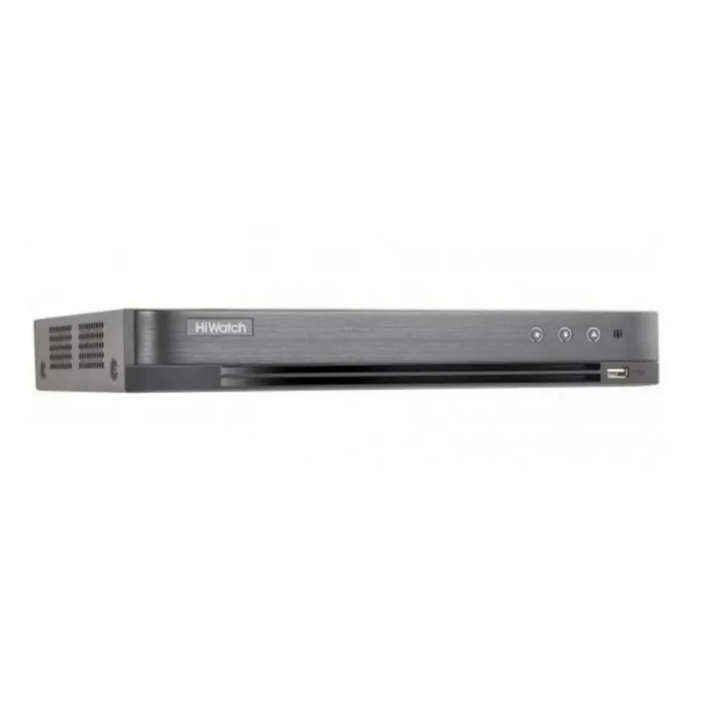 DS-H304QAF(B) 4-х канальный гибридный HD-TVI регистратор c распознаванием лиц, технологией AoC (аудио по коаксиальному кабелю) для аналоговых, HD-TVI, AHD и CVI камер + 1 IP-канал