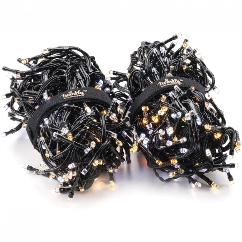 Гирлянда Twinkly Cluster 400 AWW LED, 400 Leds, 6 m, 30000 h, 4.3 mm, Black