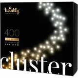 Гирлянда Twinkly Cluster 400 AWW LED, 400 Leds, 6 m, 30000 h, 4.3 mm, Black