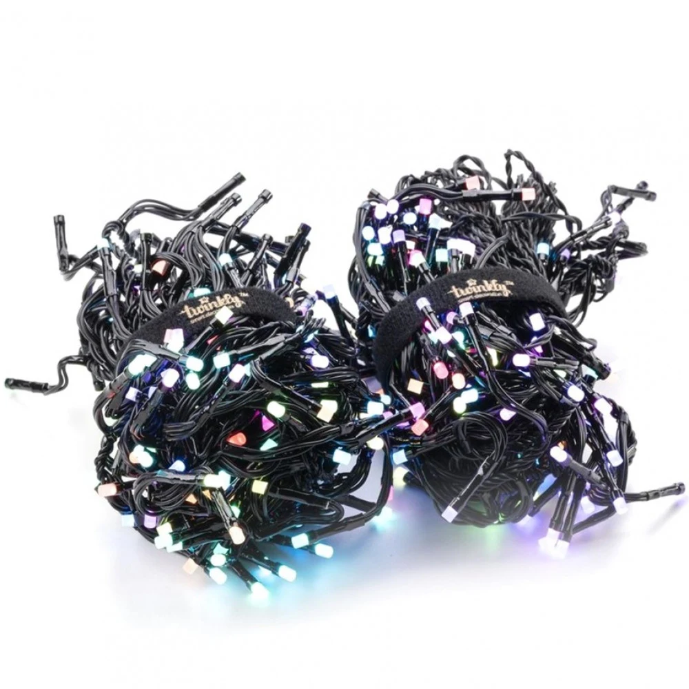 Гирлянда Twinkly Cluster 400 RGB LED, 400 Leds, 6 m, 30000 h, 4.3 mm, Black