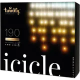 Гирлянда Twinkly Icicle 190 AWW LED Gold Edition, 190 Leds, 5 x 0.7 m, 30000 h, 4 mm, White