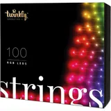 Гирлянда Twinkly Strings 100 RGB LED, 100 Leds, 8 m, 30000 h, 4.3 mm, Black