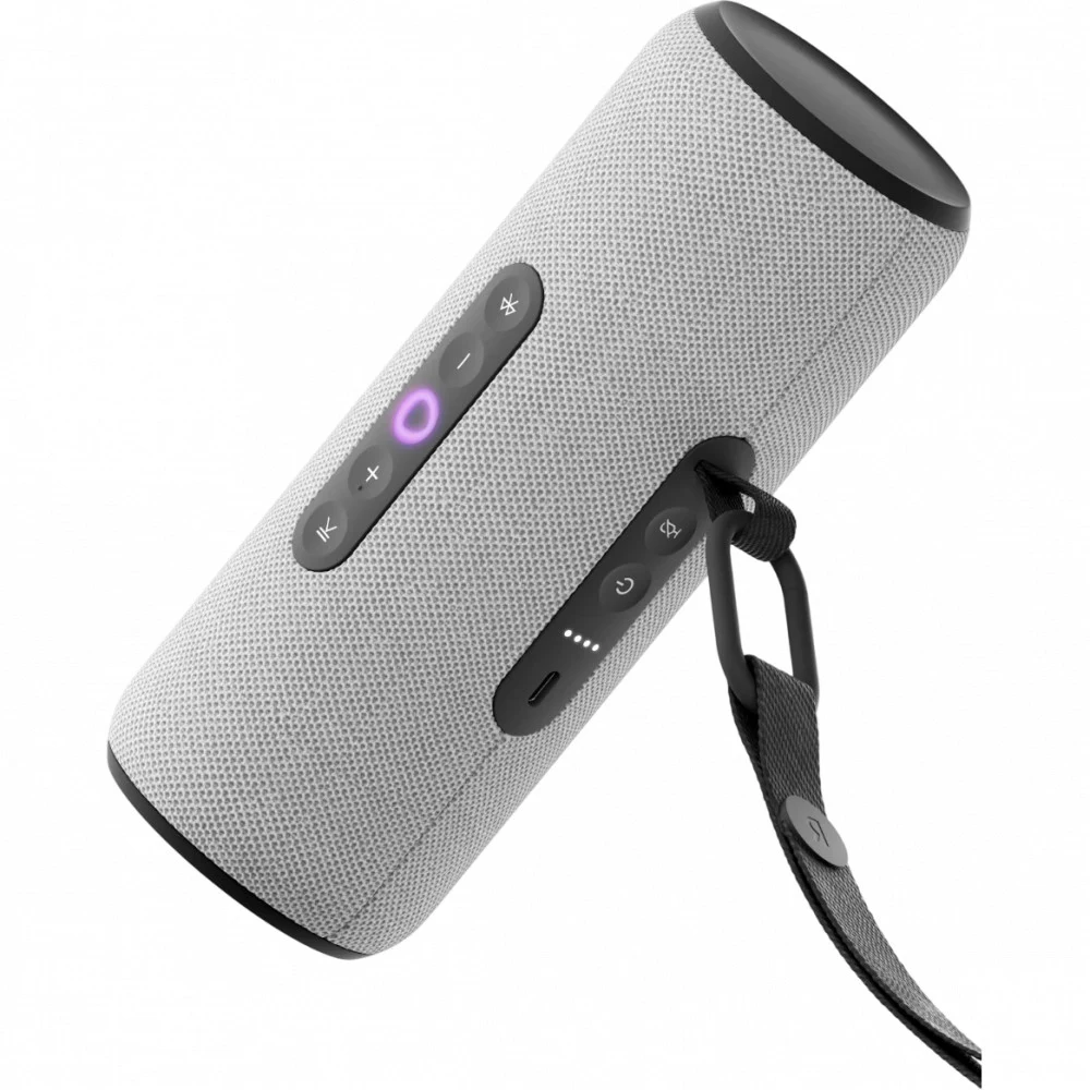 Портативная умная колонка, Яндекс, YNDX-00030GRY, Яндекс Станция Стрит с Алисой, 30 Вт, 3 микрофона, 80 - 20 000 Гц, Wi-Fi (2,4–5 ГГц), Bluetooth 5.0, Серый