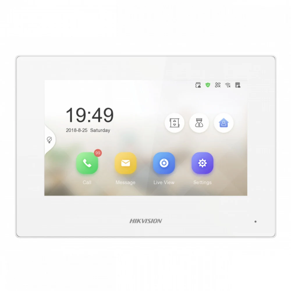 Видеодомофон Hikvision DS-KH6320-LE1/White(B) белый