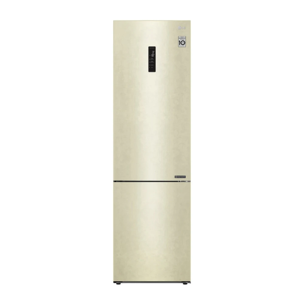 Холодильник LG Electronics/ 595x2030x682, Total No Frost, 419 л., SN-ST, А+, инверторный мотор, бежевый
