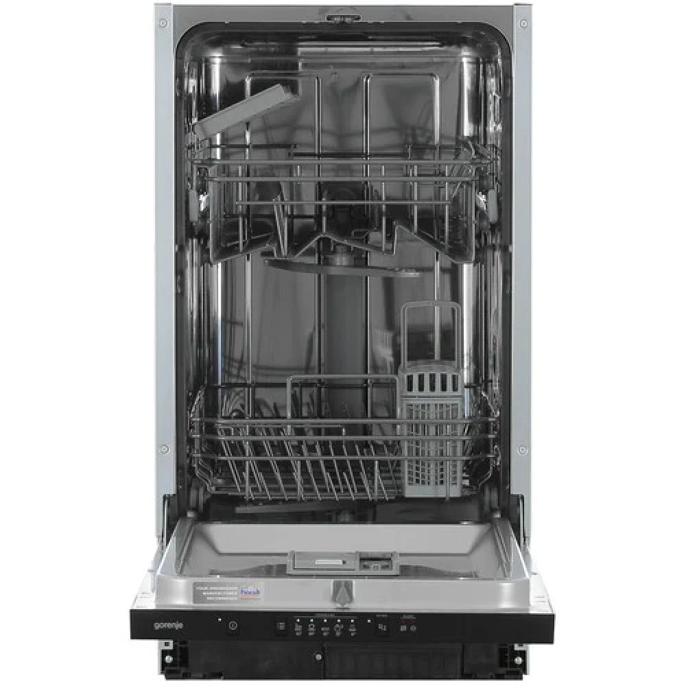 Встраиваемые посудомоечные машины GORENJE/ Встраиваемые посудомоечные машины GORENJE GV520E15 Узкая, 45 см, А++, 9 комплектов, 2 корзины, AquaStop