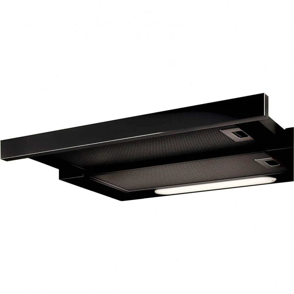 Вытяжка встраиваемая/ Вытяжка встраиваемая Elica Elite 14 Lux BL/A/60 черный управление: кнопочное (1 мотор)