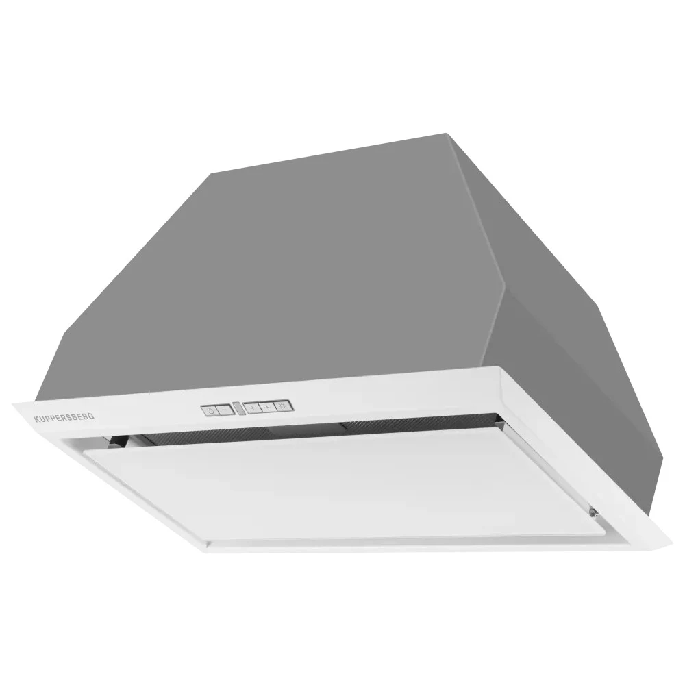 Встраиваемая вытяжка Kuppersberg/ KITCHEN RETAIL / Встраиваемая вытяжка Kuppersberg, 60 см, 1000 м3/ч, отвод воздуха/рециркуляция, белый цвет