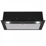 ВЫТЯЖКА MAUNFELD CROSBY SINGL 60 BLACK/ Полновстраиваемая, 60см, 850 м3, кнопочное управление, LED, площадь кухни до 30м2, опция: угольный фильтр CF140C-2шт, черная