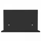ВЫТЯЖКА MAUNFELD CROSBY SINGL 60 BLACK/ Полновстраиваемая, 60см, 850 м3, кнопочное управление, LED, площадь кухни до 30м2, опция: угольный фильтр CF140C-2шт, черная
