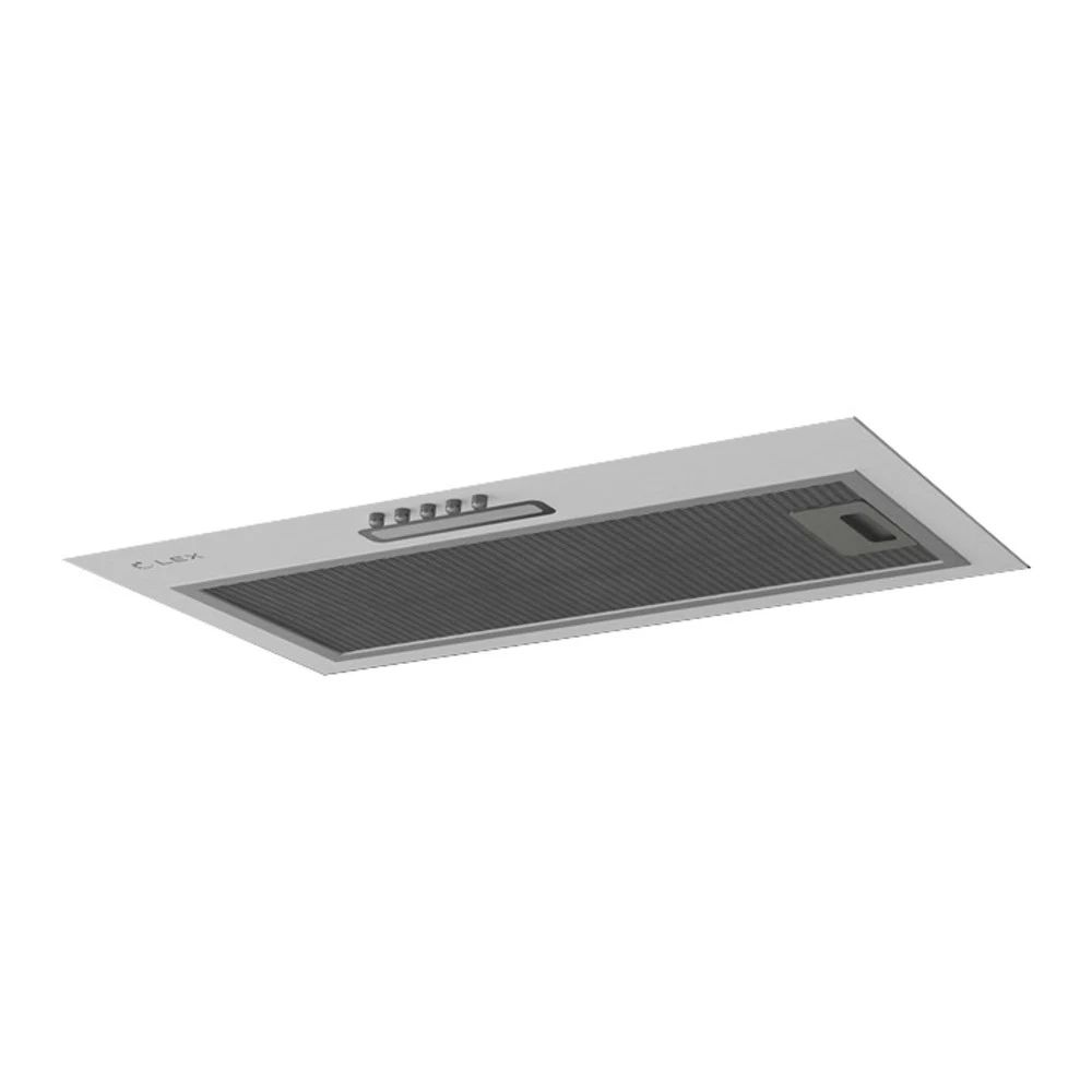 Вытяжка встраиваемая Lex GS Bloc LIGHT 600 WHITE белый управление: кнопочное (1 мотор)