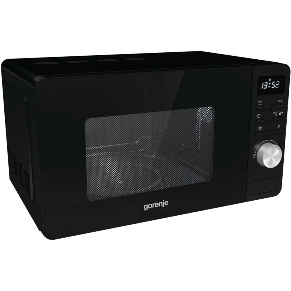 Микроволновая печь Gorenje MO20A3B, 20л., 800Вт, соло, 11 автопрограмм, Black