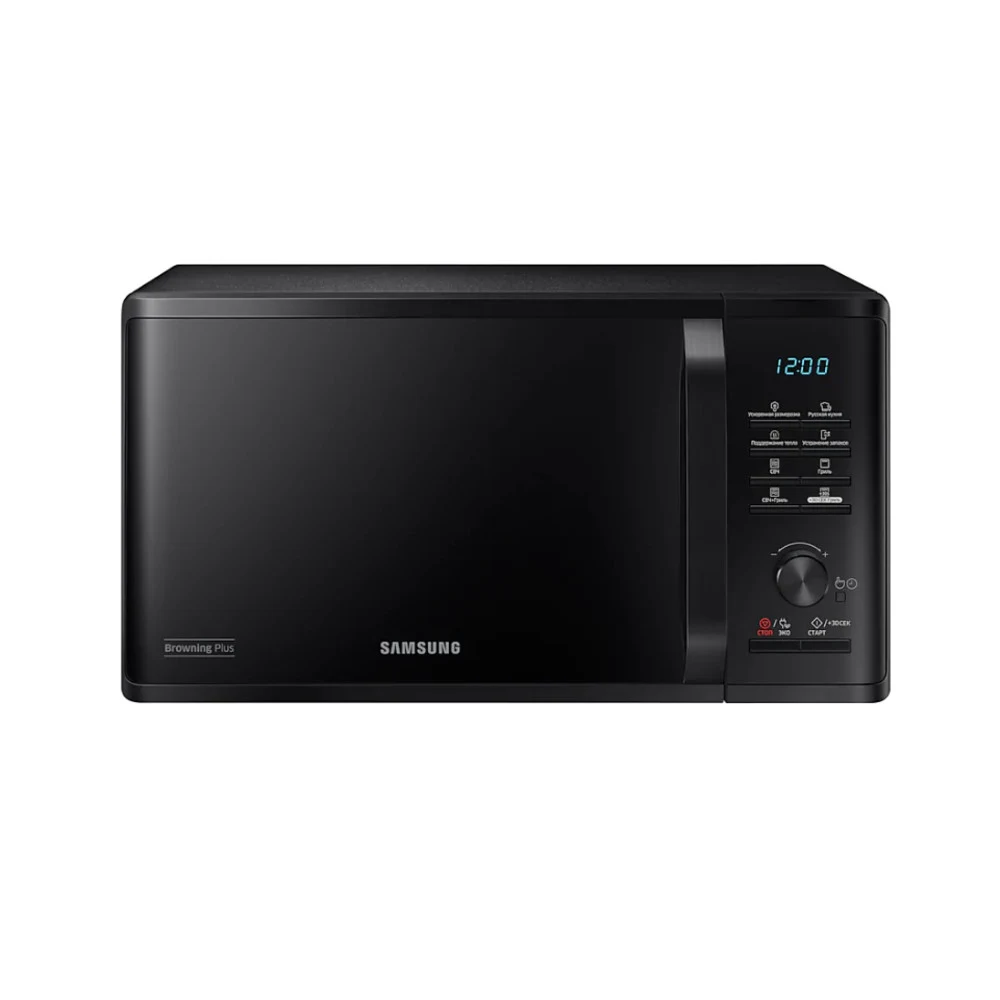 Микроволновая печь SAMSUNG MG23K3515AK/BW черный (23л, 800Вт, гриль, комбинированное управление) (MG23K3515AK/BW)