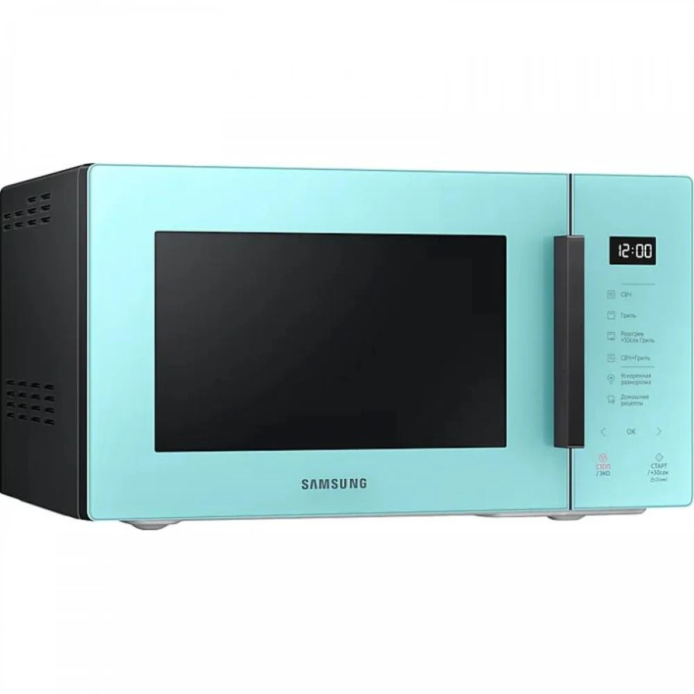 Микроволновая Печь Samsung MG23T5018AN/BW 23л. 800Вт мятный/черный